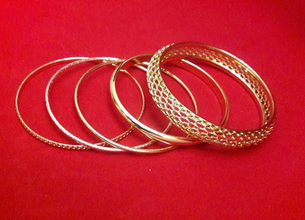 Gold Bracelet Jewelry Set